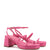 Gio Sandal In Pink Satin